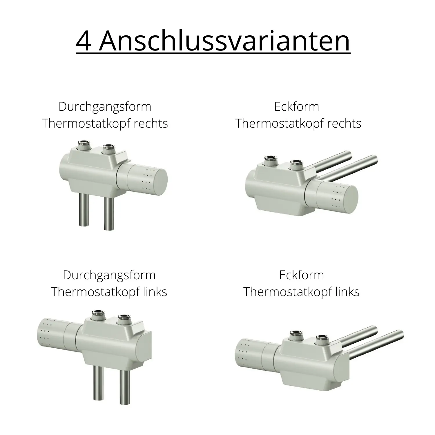Ximax Heizkörper Mittelanschlussgarnitur Multiblock-Set Universal weiß