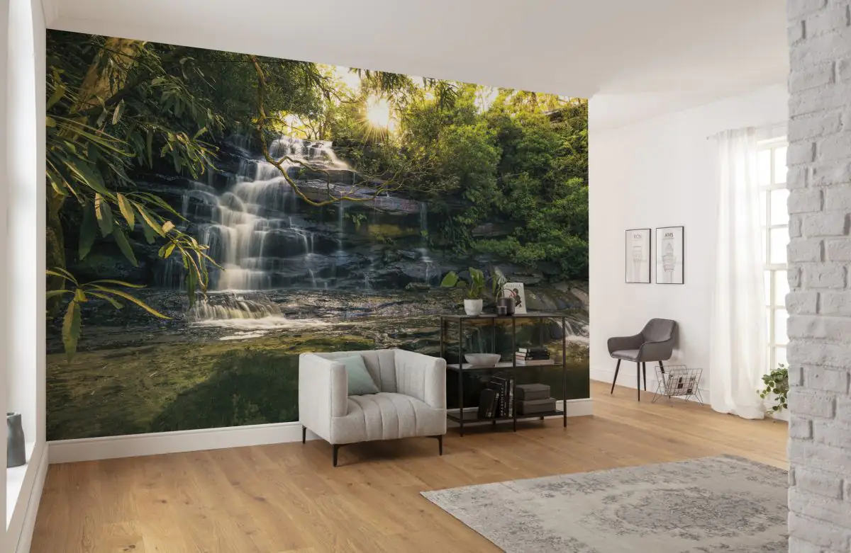 Komar Vlies Fototapete Golden Falls 450 x 280 cm 
