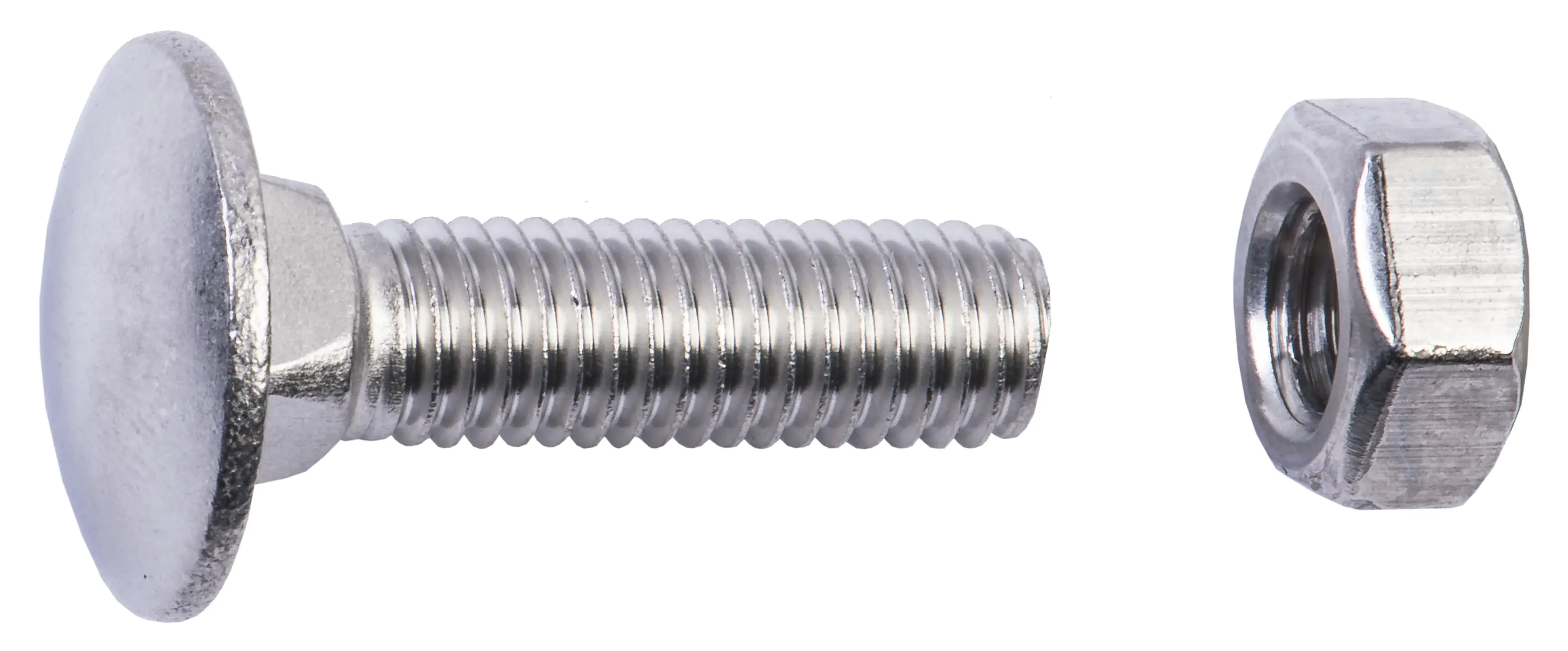 Connex Schlossschrauben M8 x 30 mm - 50 Stück Edelstahl
