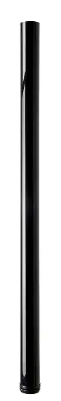 Hettich Möbelfuß 6,0 x 110 - 113 cm Stahl schwarz - 1 Stück