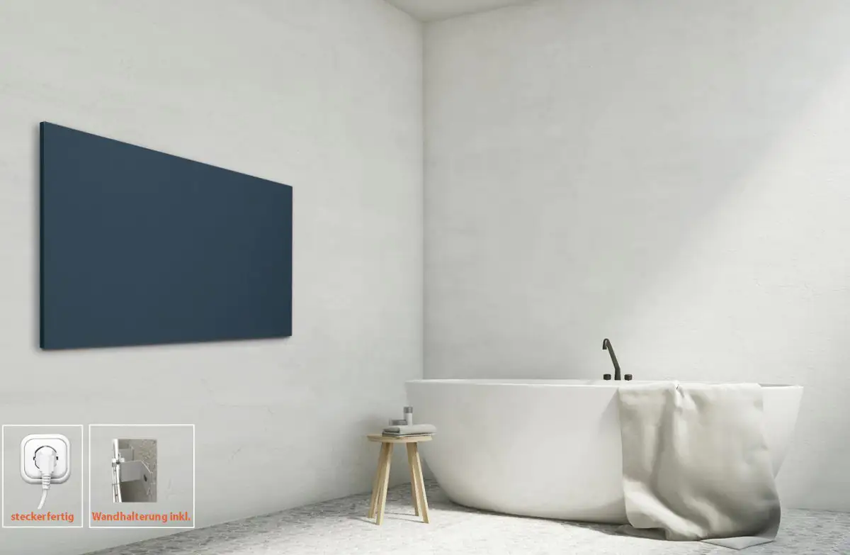 Bella Jolly Infrarot Metallheizkörper 60x120 cm 1100Watt, blau