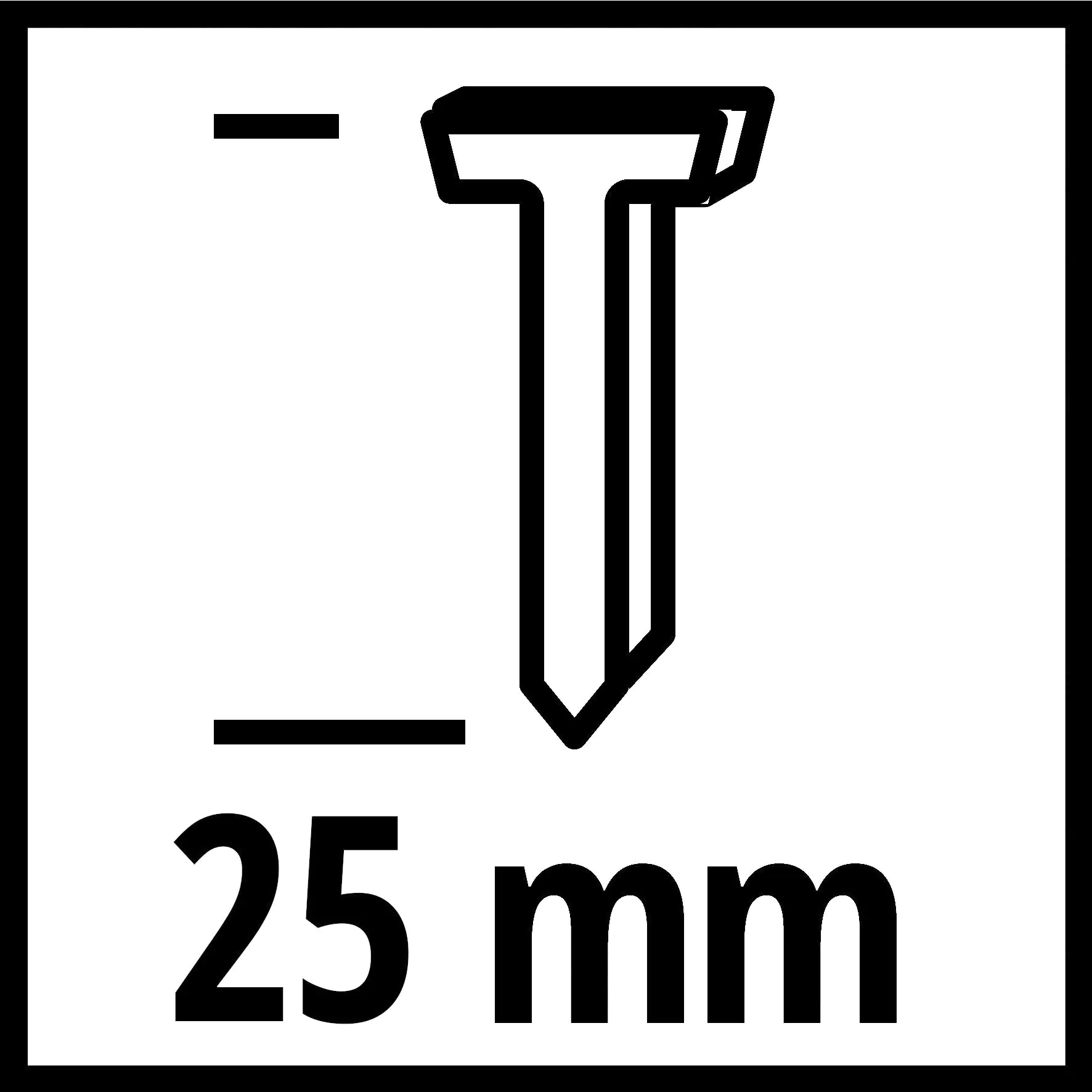 Einhell Druckluft-Tacker-Zubehör Nägel 3000 Stück 25 mm