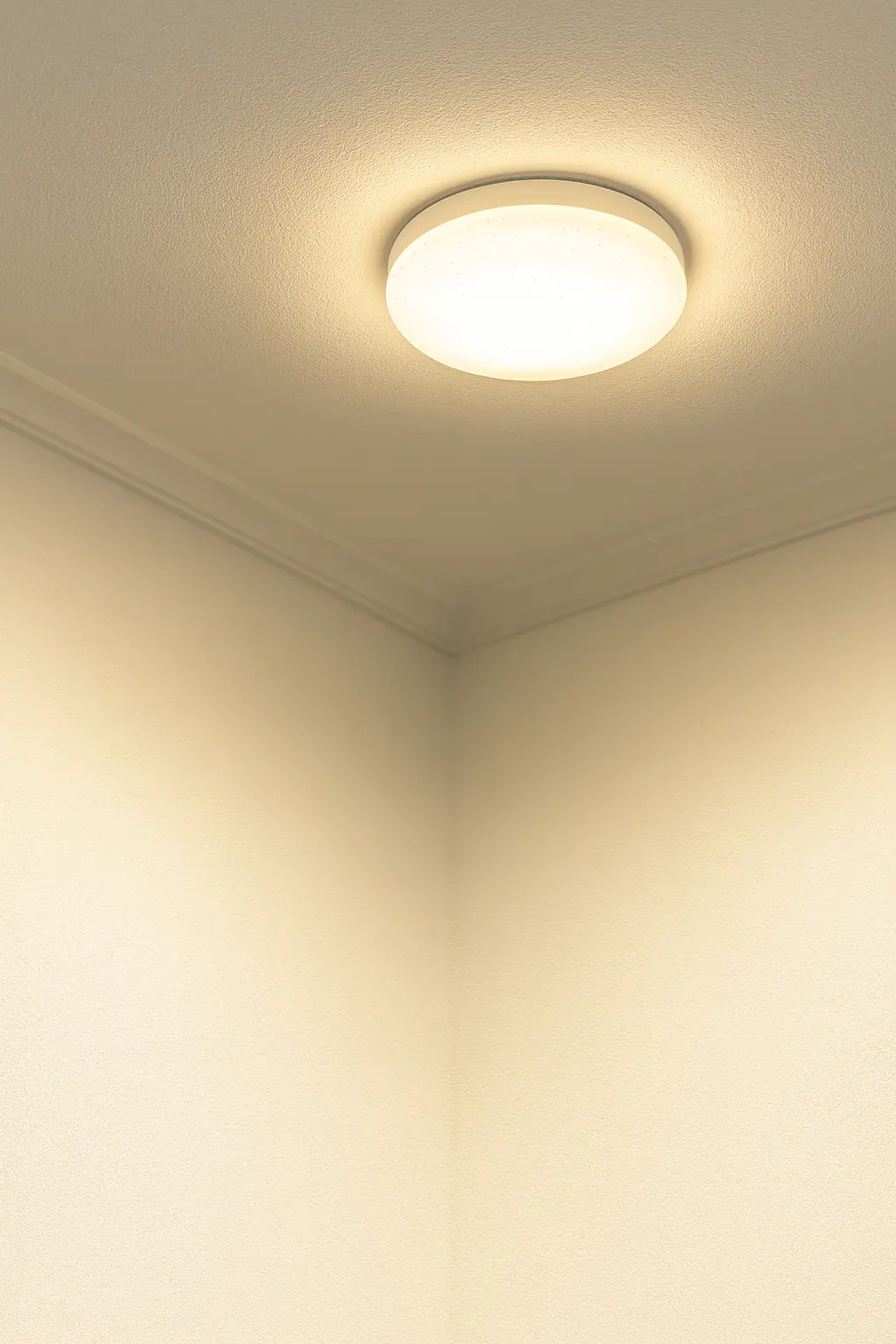 LED Deckenleuchte Juno II weiß mit Sternenhimmel Ø 38 x 5 cm neutralweiß