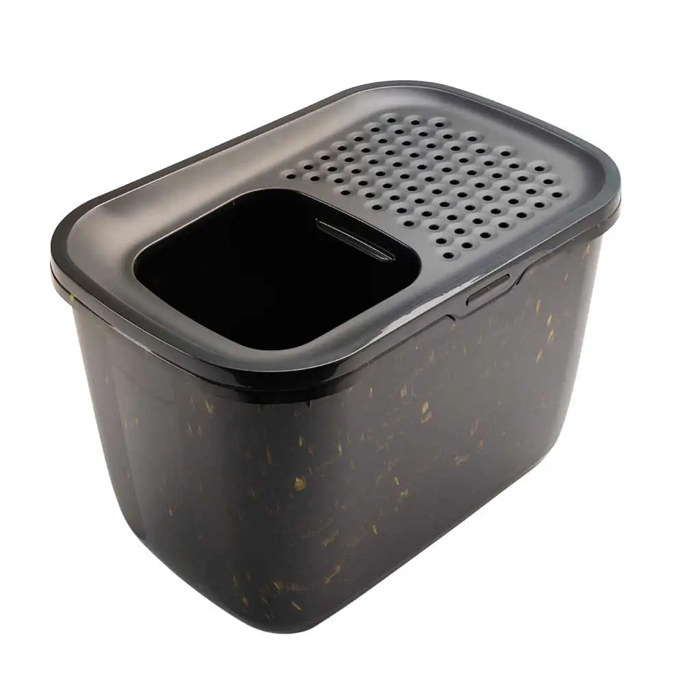 Nobby Katzentoilette Hop In schwarz/gold