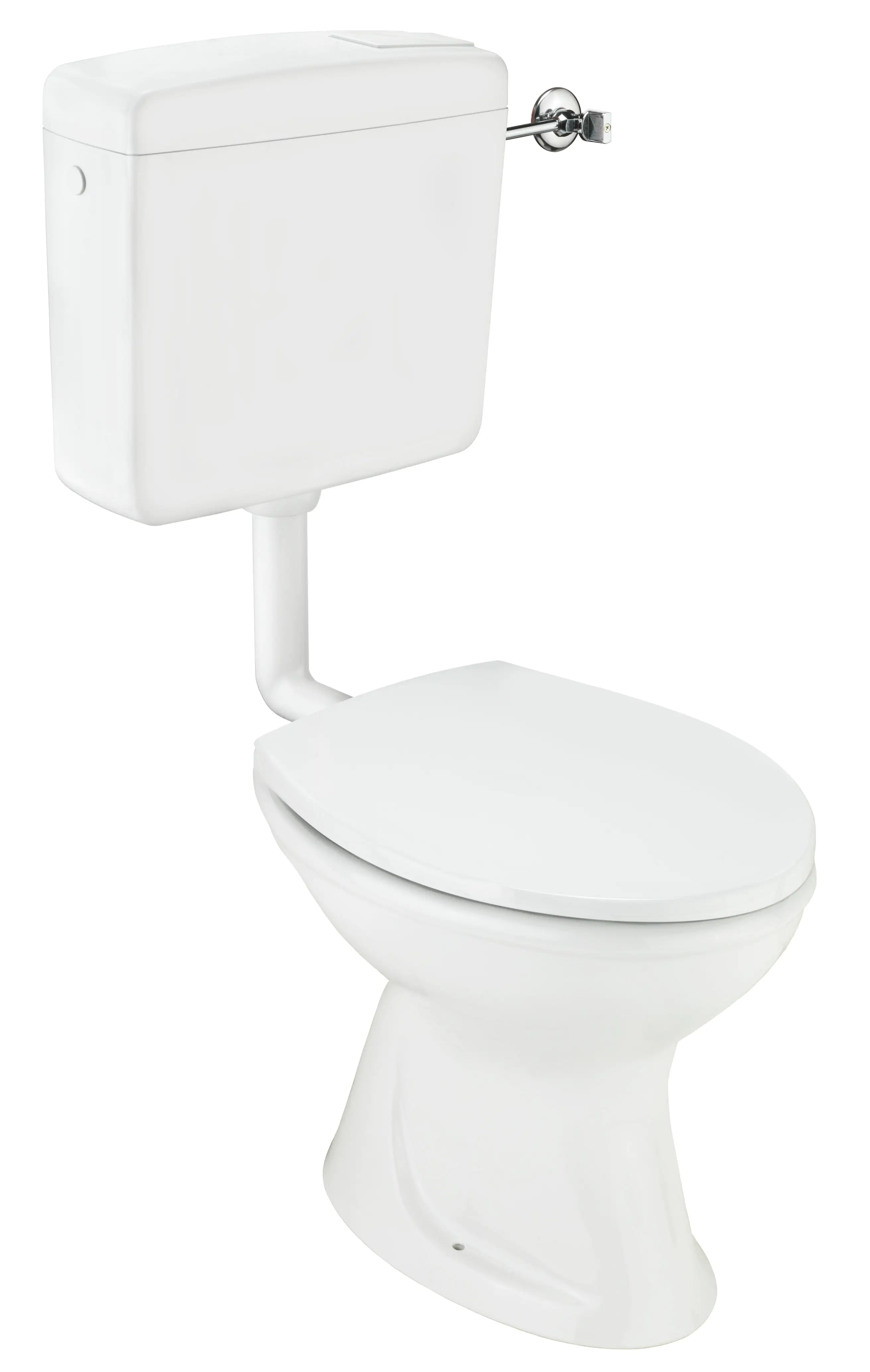 Cornat Komplett-Stand-Tiefspül-WC inkl. WC-Sitz, weiß