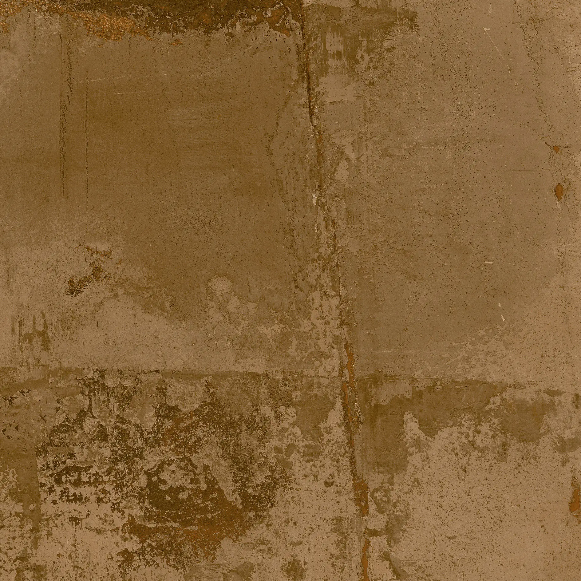 Terrassenplatte Feinsteinzeug Metallic 60 x 60 x 2 cm braun