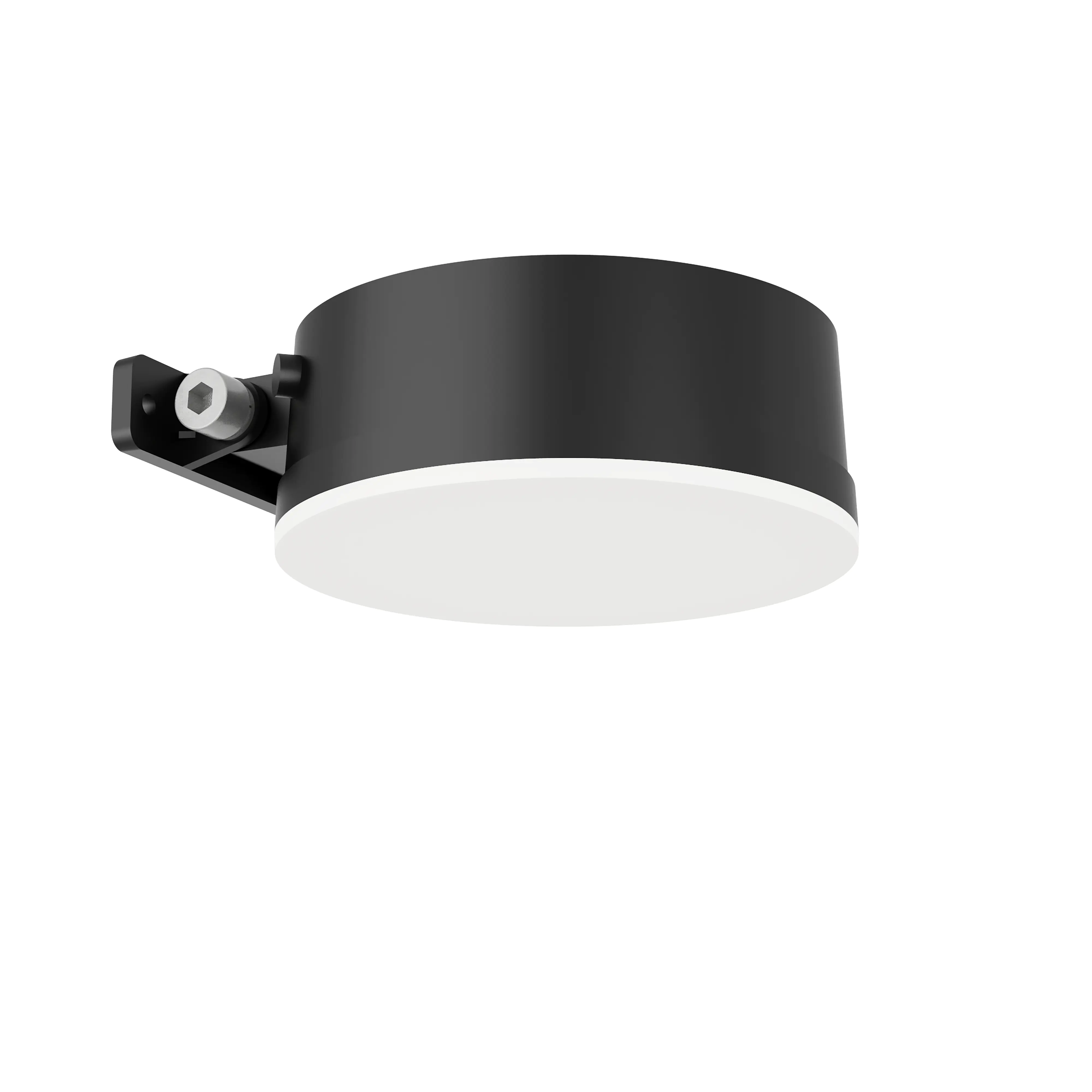 Solar Wandleuchte Vynce rund 14 x 11,7 x 5,4 cm schwarz