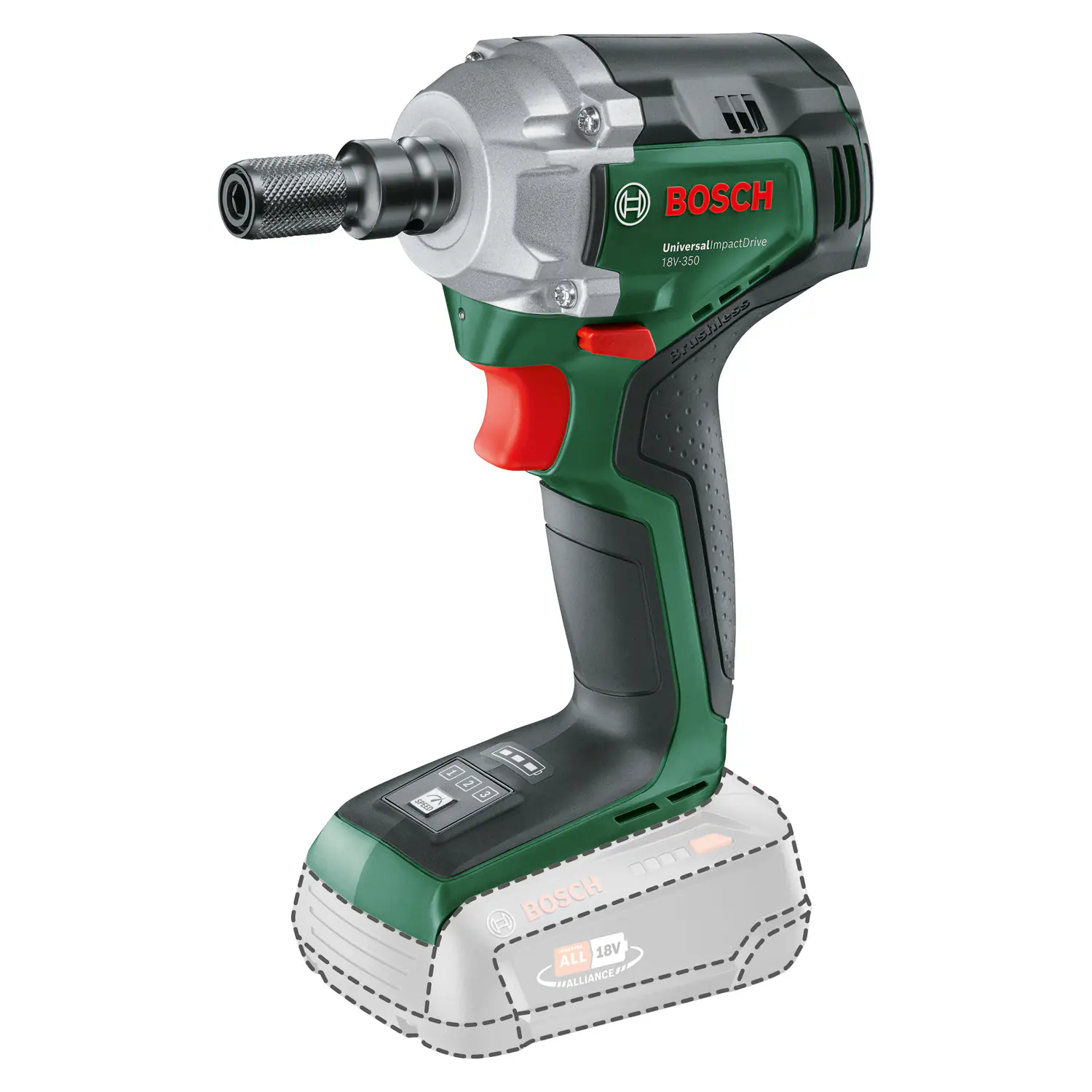 Bosch Akku-Drehschlagschrauber UniversalImpactDrive 18V-350 Solo