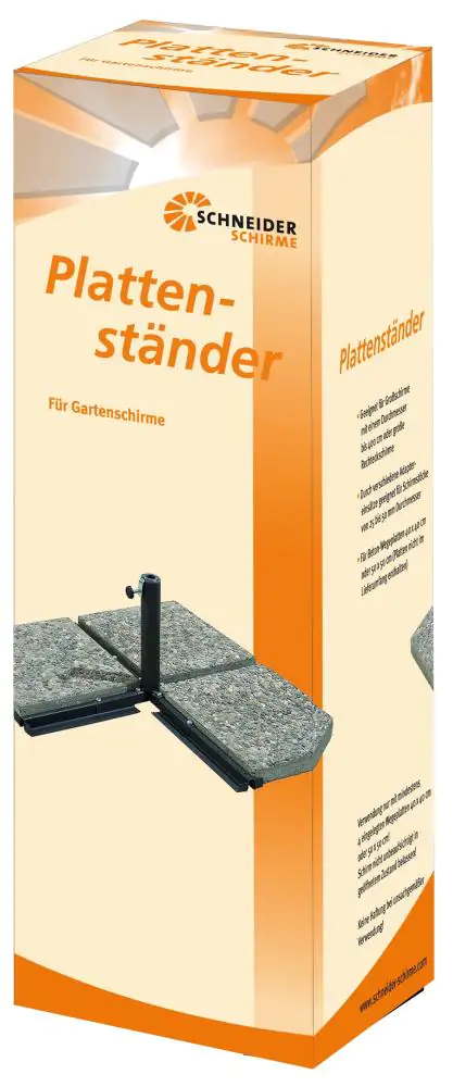 Schneider Platten-Schirmständer Ø 25-50 mm