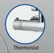 Breuer Duschsäule Aquamaxx 310 Thermostat Thermostat, verchromt, Kopfbrause eckig