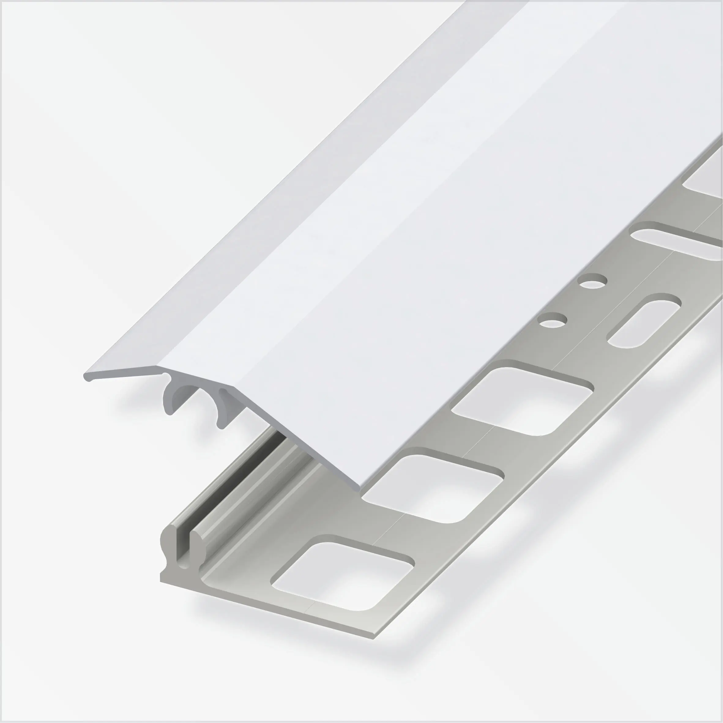 alfer Niveauausgleichs-Profil 1 m, 31 x 7 mm Aluminium eloxiert silber