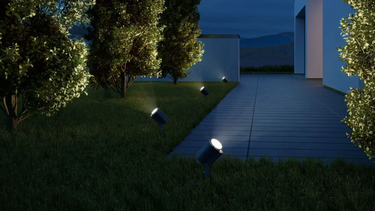 Steinel Strahler Spot Garden SC Anthrazit mit Bewegungsmelder & Bluetooth