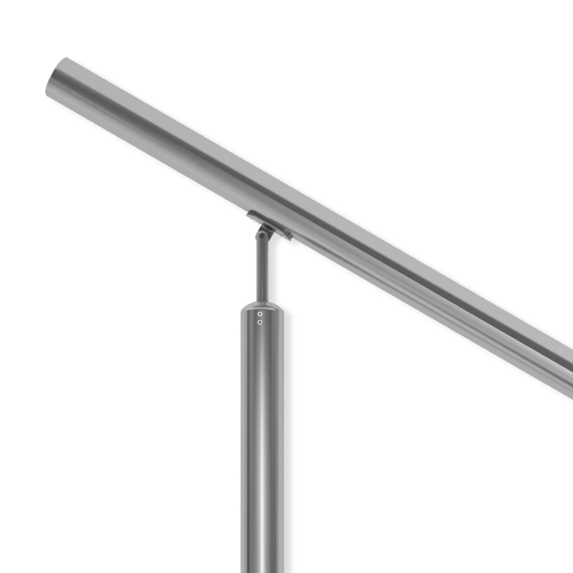DOLLE Eingangsgeländer PS 512 Edelstahl 150 cm 2 Pfosten
