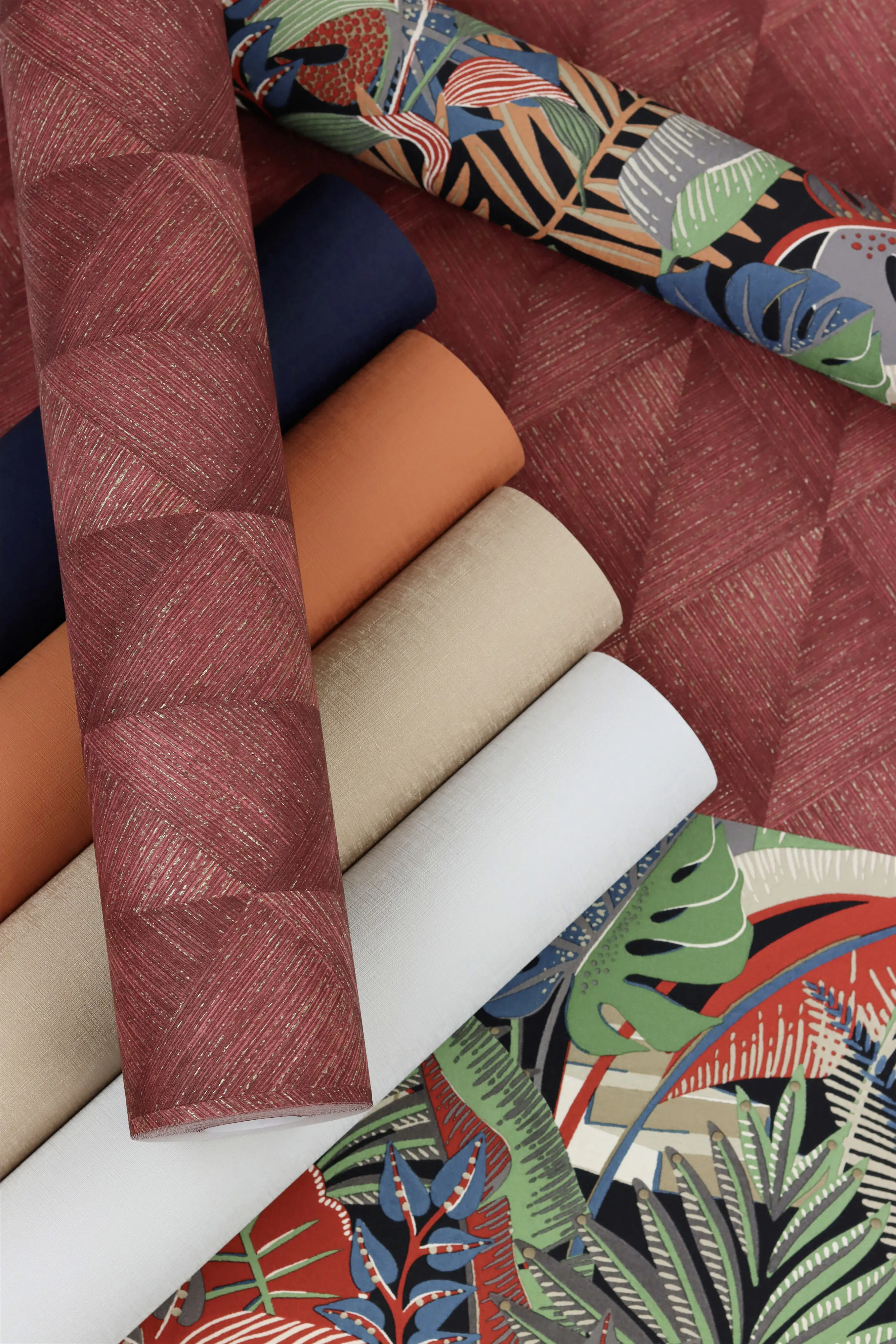 Rasch Vliestapete 687811 Topical house tropisch bunt, 10,05 x 0,53 m
