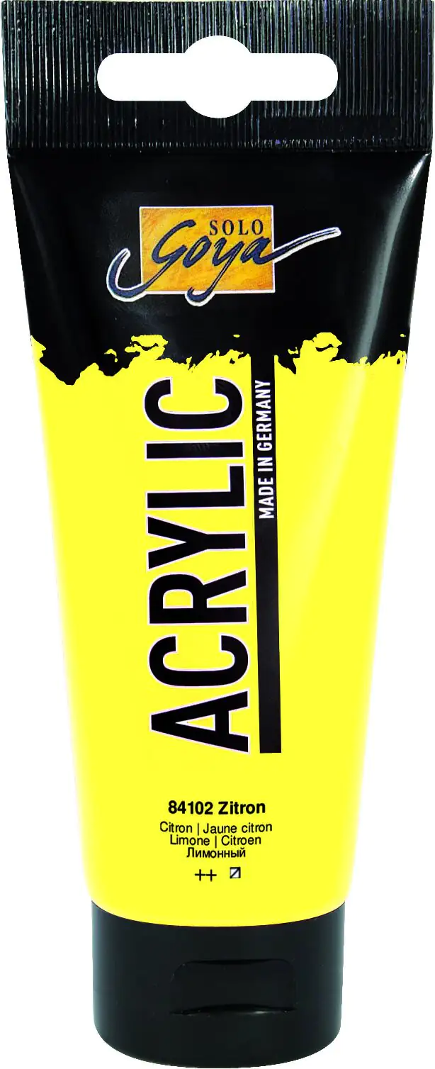 Kreul Acrylfarbe zitron 100 ml