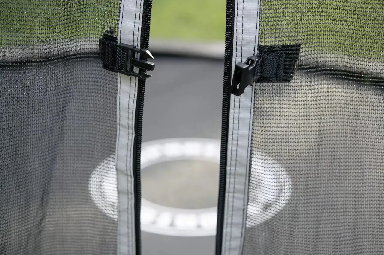 Sportspower Trampolin mit Sicherheitsnetz und Leiter anthrazit Ø 305 cm