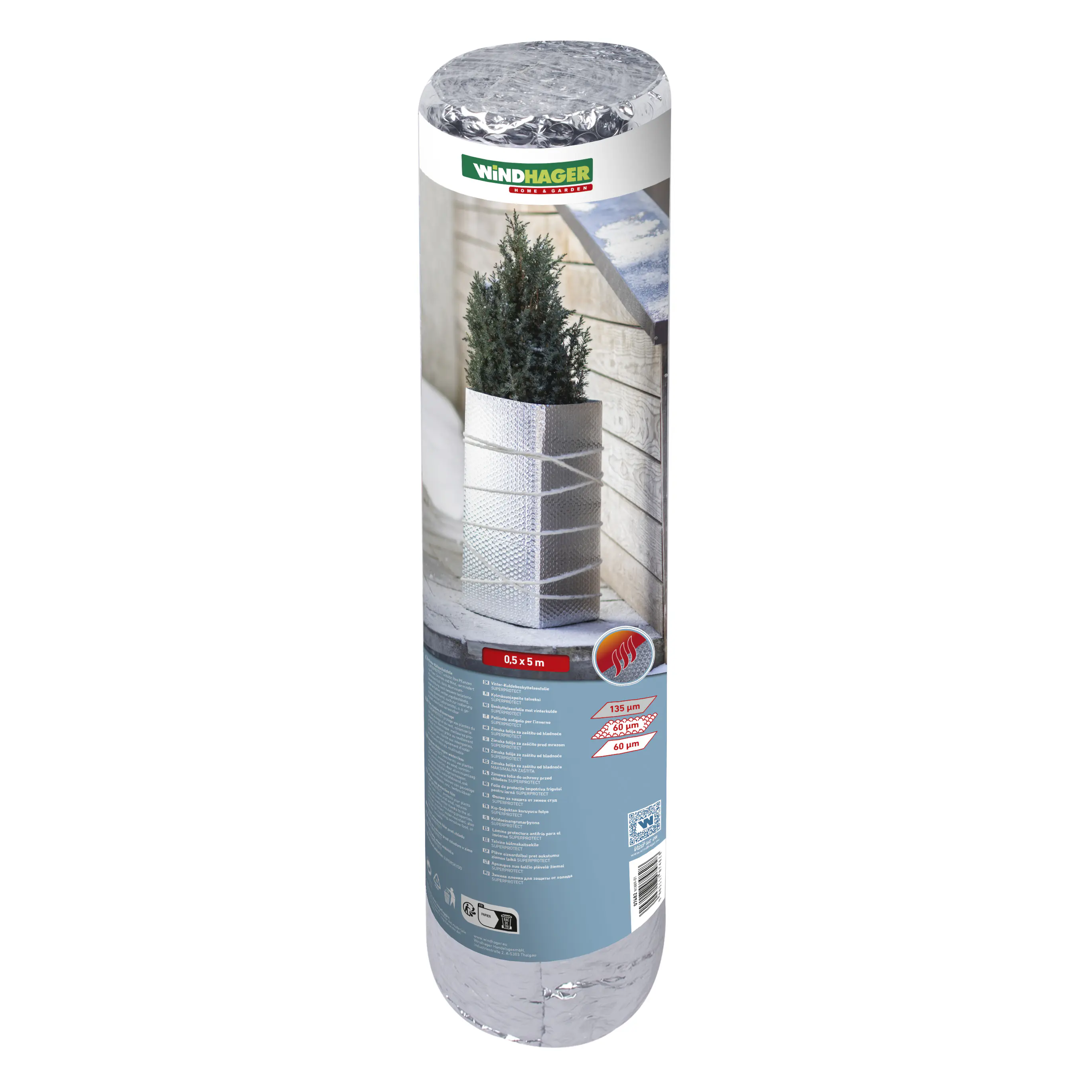 Windhager Winter-Kälteschutzfolie Superprotect 0,5 x 5 m
