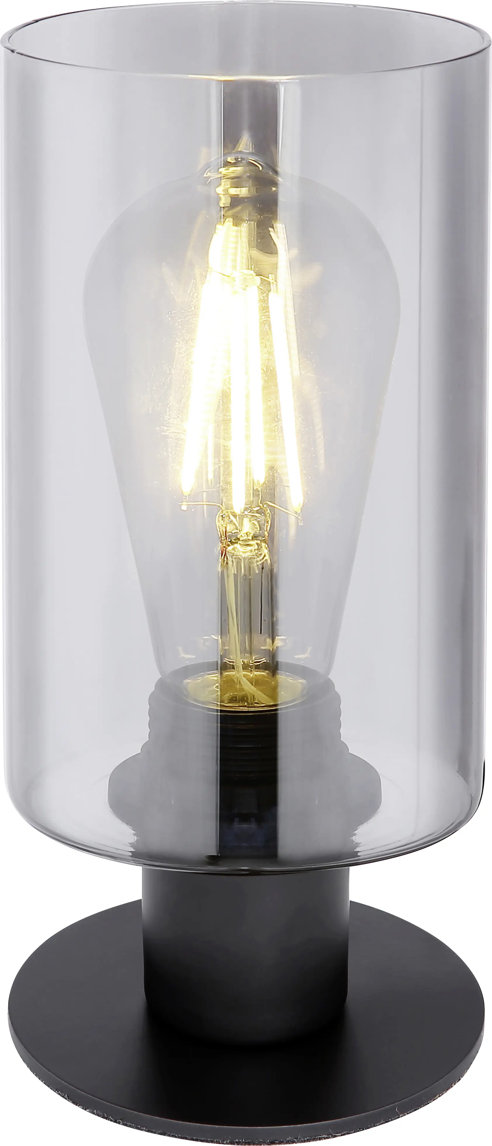 Globo Tischlampe Hadera 21,5 x 10 cm schwarz