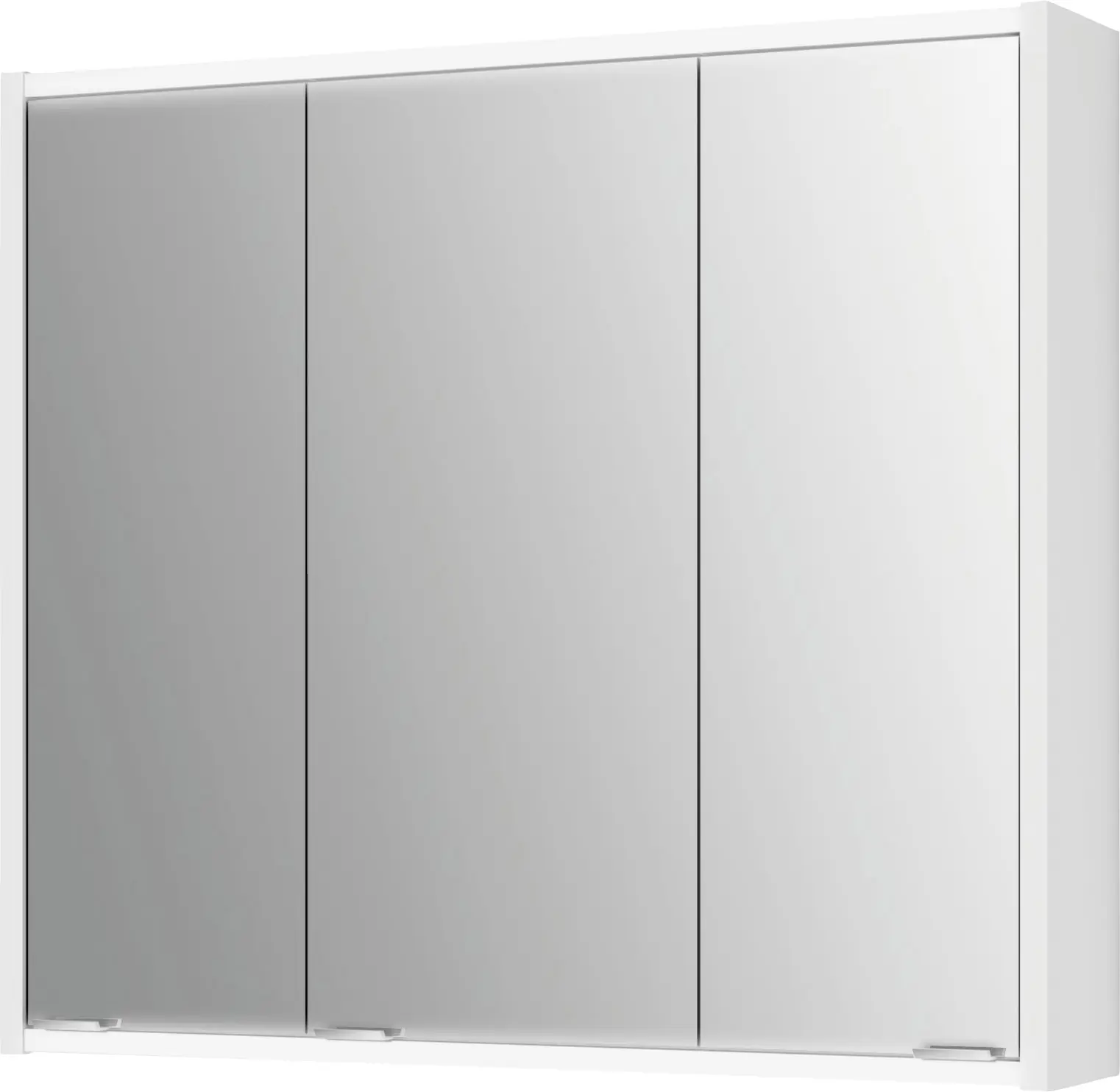 Jokey Spiegelschrank Batu mit LED-Streifen weiß 80 x 71,4 cm