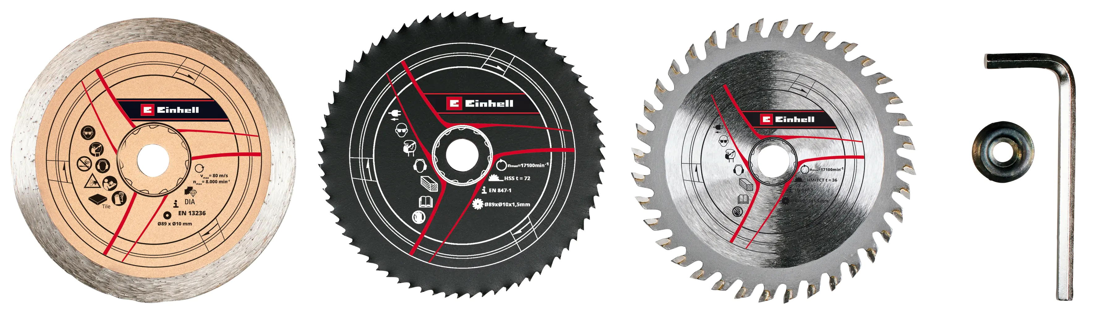 Einhell Zubehör-Set für Mini-Kreissäge 5-teilig