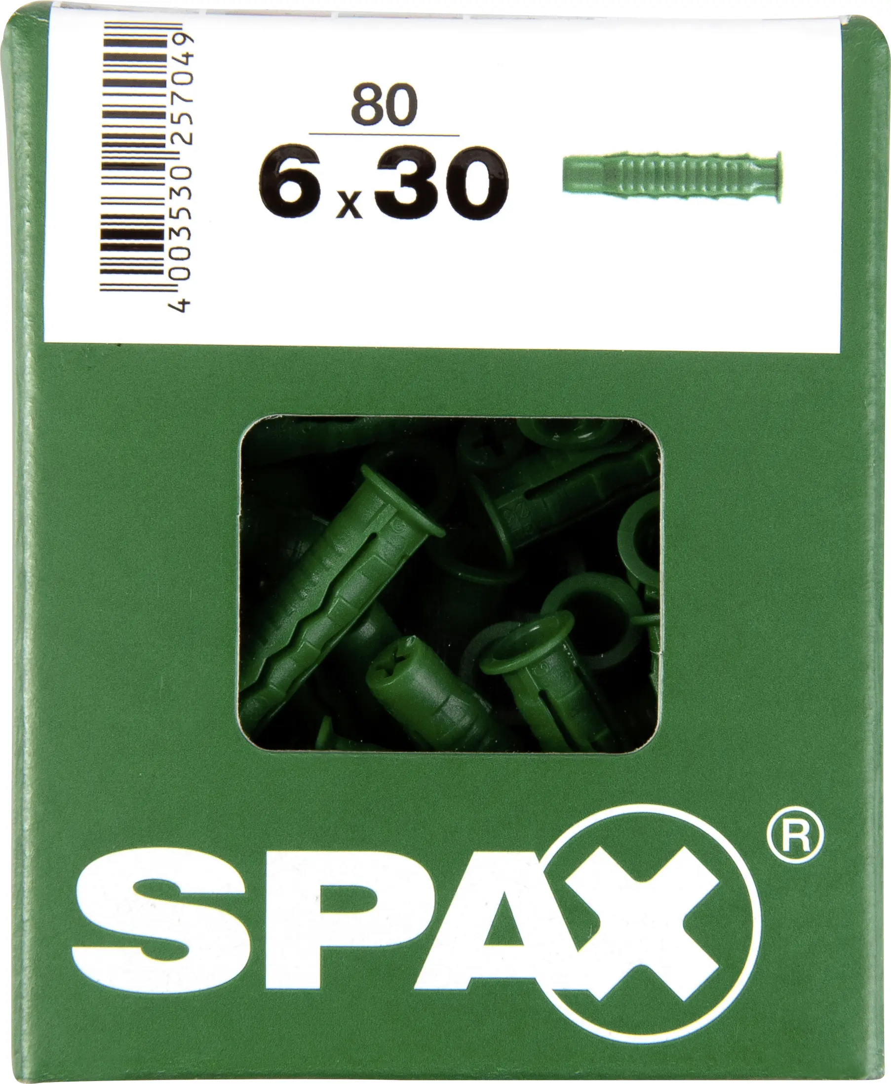 Spax Spreizdübel 6.0 x 30 mm - 80 Stück