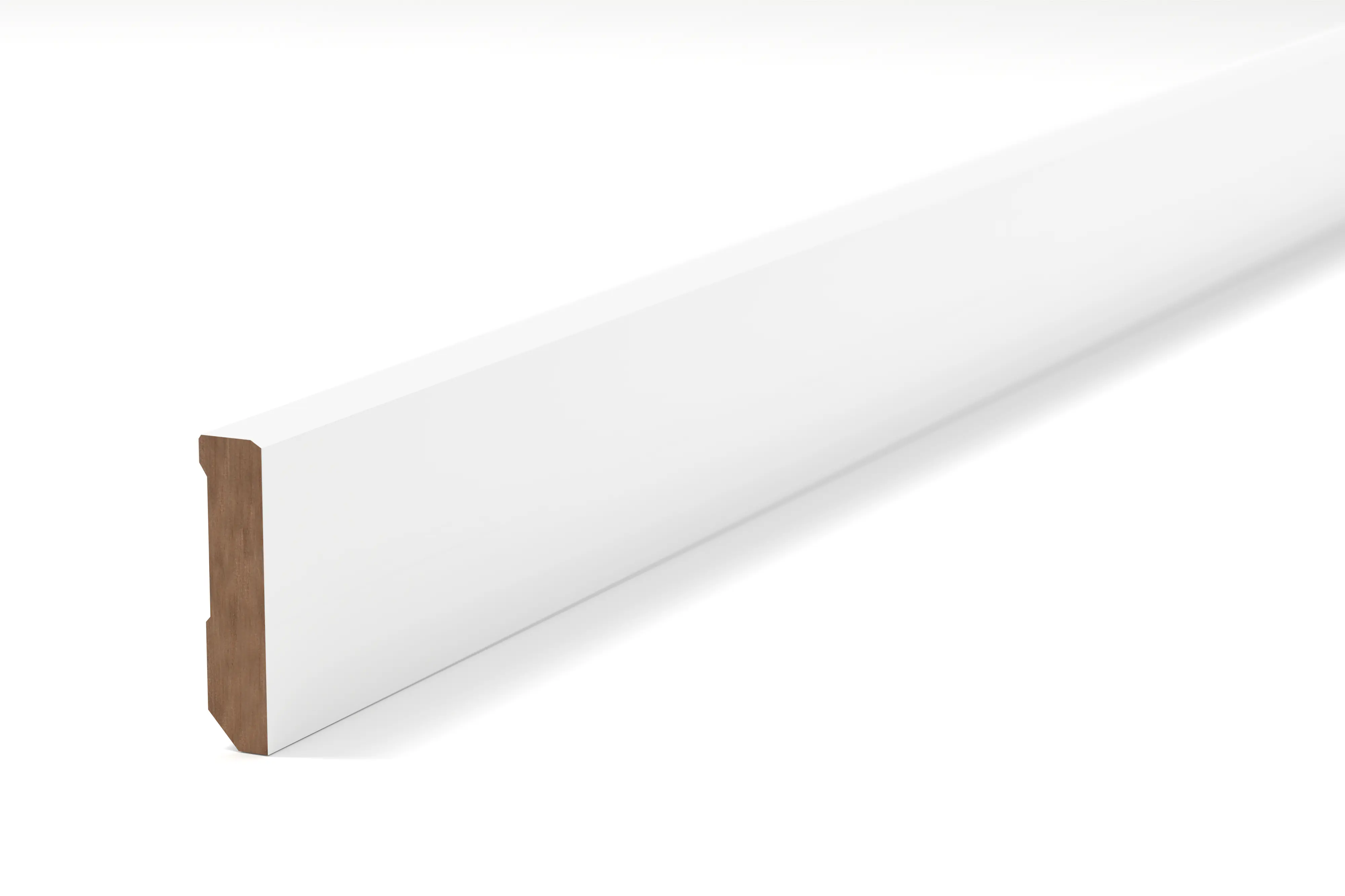 Classen Clip-Sockelleiste 240 x 5,8 x 1,1 cm weiß