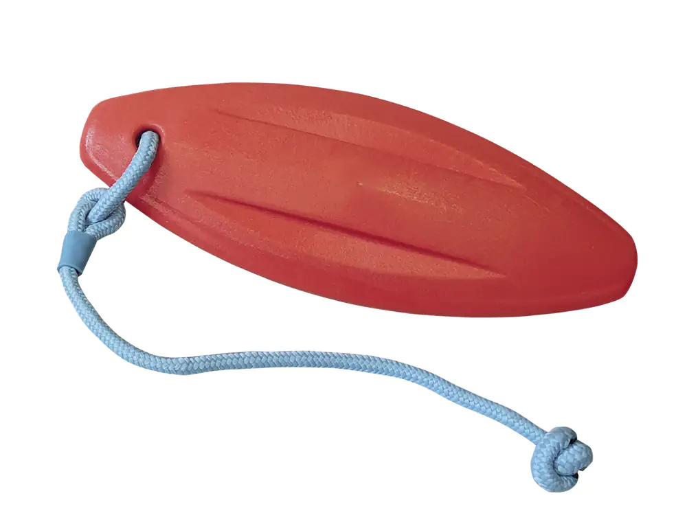 Nobby Hundespielzeug schwimmfähig TPR Lifeboard mit Seil 26 cm