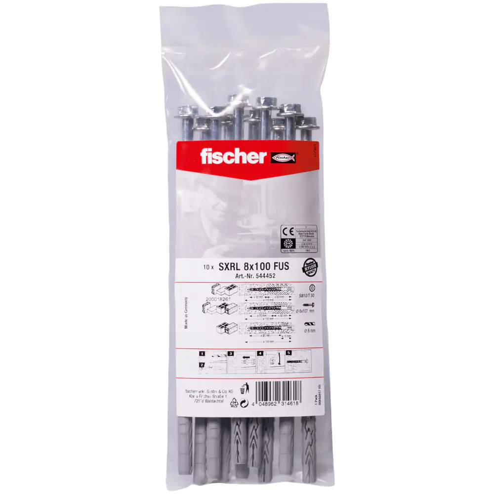 Fischer Langschaftdübel 8.0 x 120 mm - 10 Stück