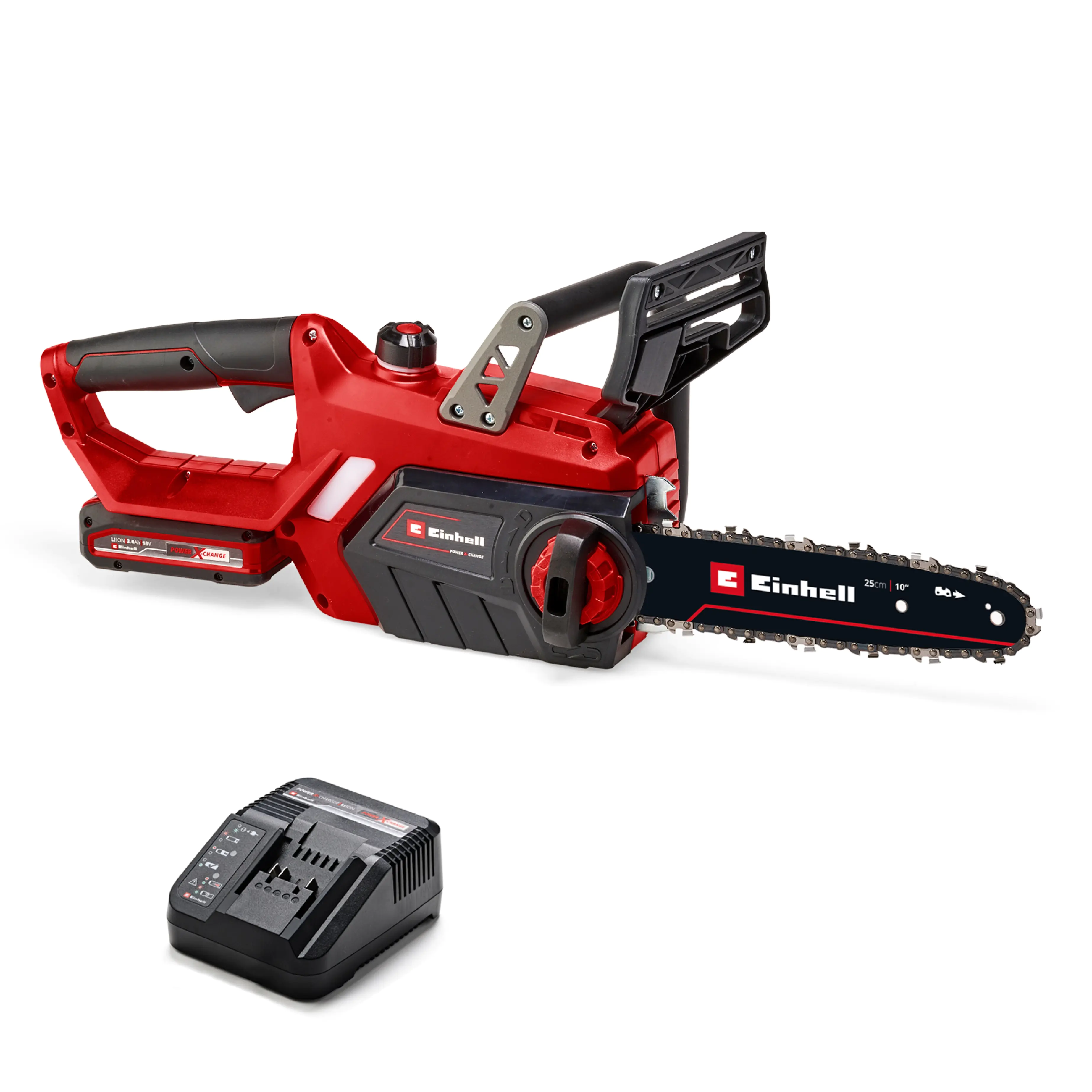 Einhell Akku-Kettensäge GE-LC 18/25-1 Li Kit 25 cm Schwertlänge mit 3,0 Ah Akku
