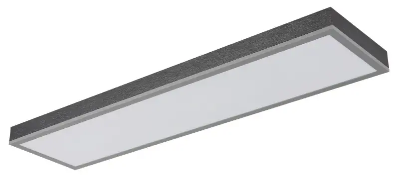 Globo Deckenleuchte Doro 80 x 20 cm silber warmweiß