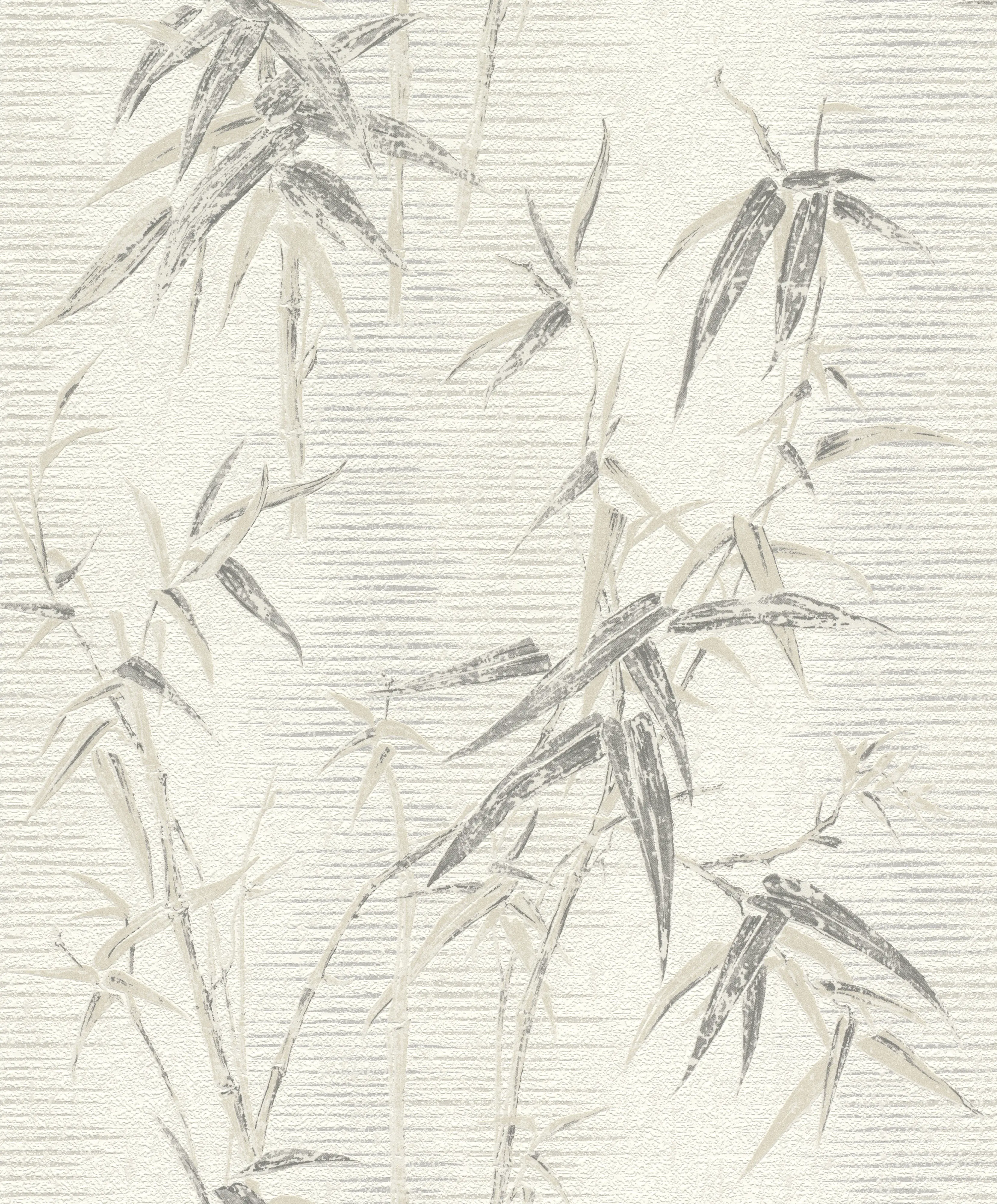 Rasch Vliestapete Botanical dunkelgrau 10,05 x 0,53 m