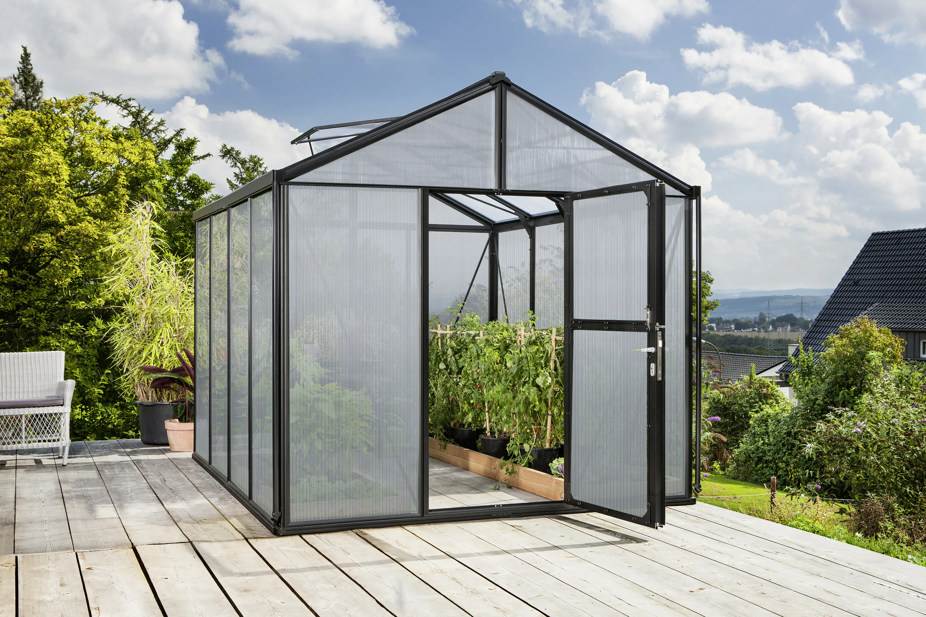 Vitavia Gewächshaus Zeus 8100 HPK 10 mm 256 x 314 cm