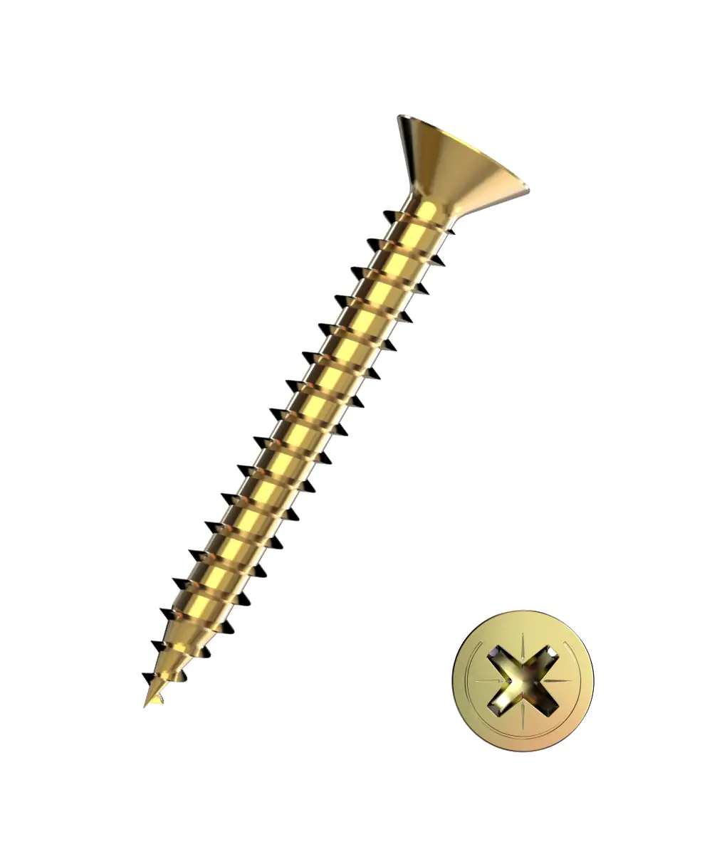 Connex Universalschrauben 4.0 x 40 mm PZ 2 Senkkopf - 125 Stk.