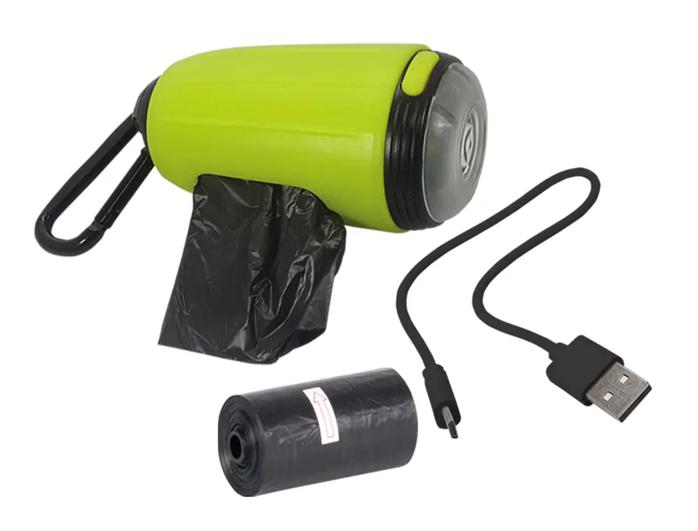 Nobby TidyUp LED Kotbeutelspender "Blinky" inkl. 1 Rolle á 15 Beutel