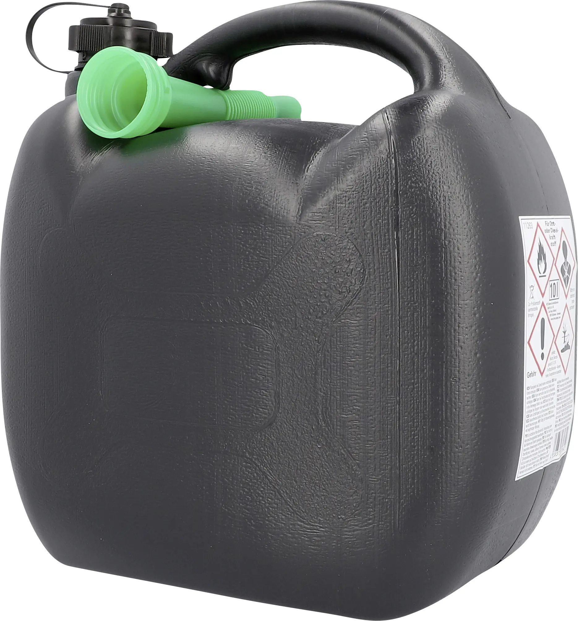 Cartrend Benzinkanister 10 Liter Volumen mit Einfüllstutzen