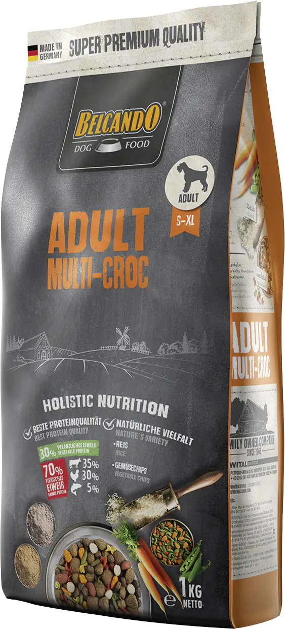 Belcando Multi Croc Hundetrockenfutter Adult 1 kg Mixed Proteine