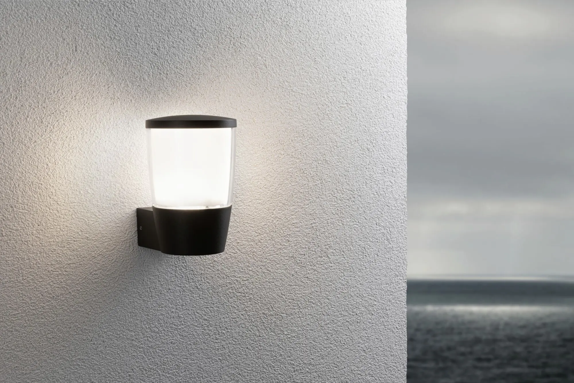 Paulmann LED Außen-Wandleuchte Bako anthrazit 16,5 x 11 cm E14