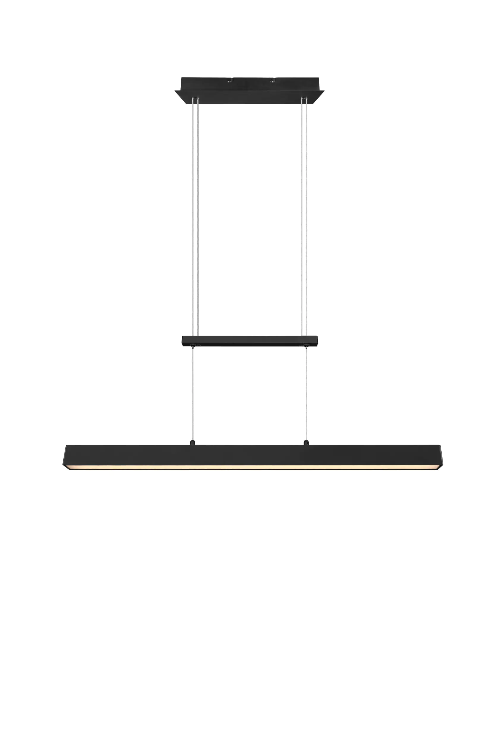 Reality Leuchten LED Pendelleuchte Paros schwarz matt Switch Dimmer