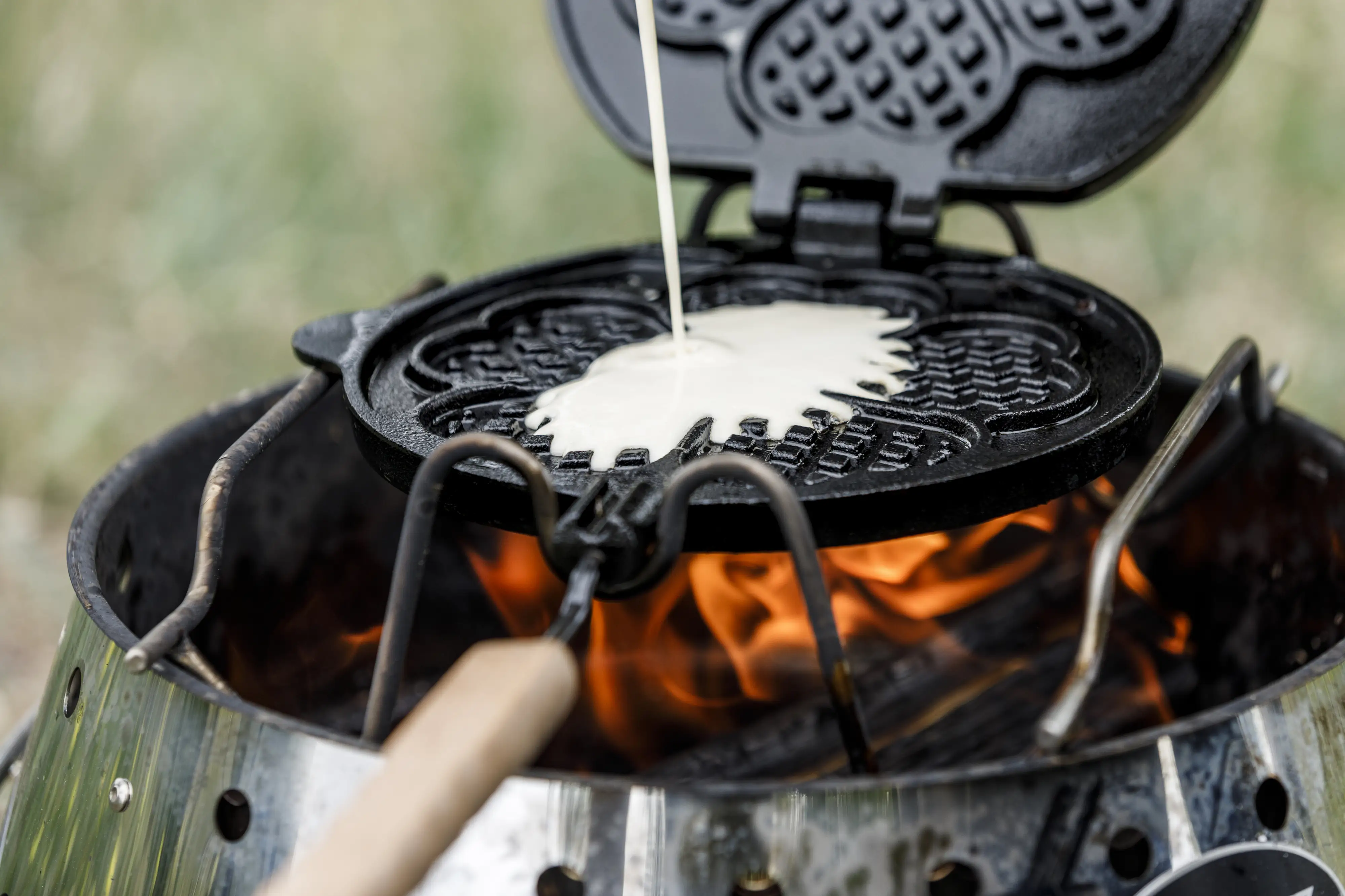 Petromax Waffeleisen zum Wenden