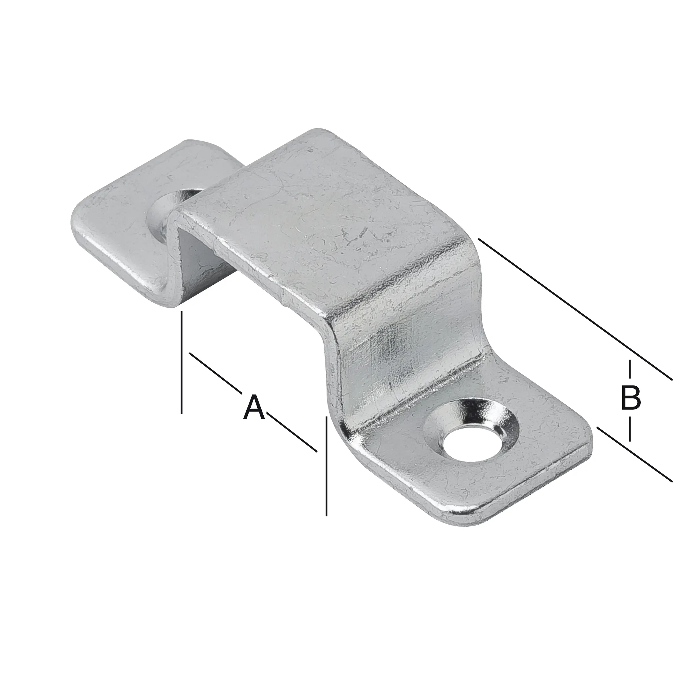 Vormann Riegelschlaufen verzinkt 20 x 11.5 mm