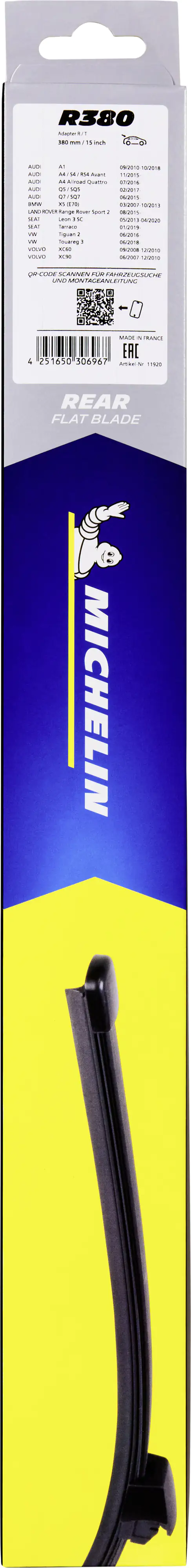 Michelin Scheibenwischer Heck R380 380mm