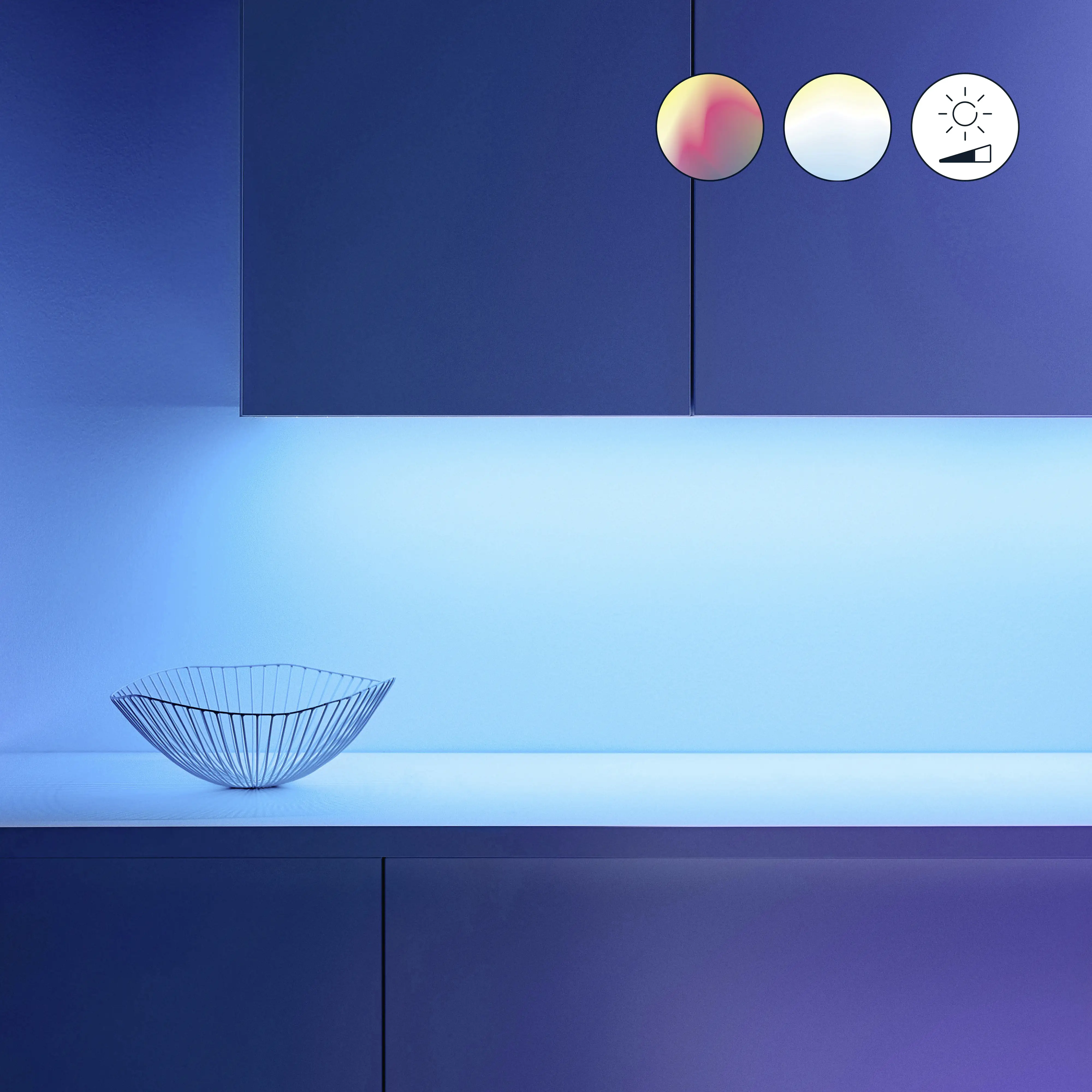 WiZ LED Lightstrip Tunable White & Color Starterset 2 m RGBW WiZ Connected