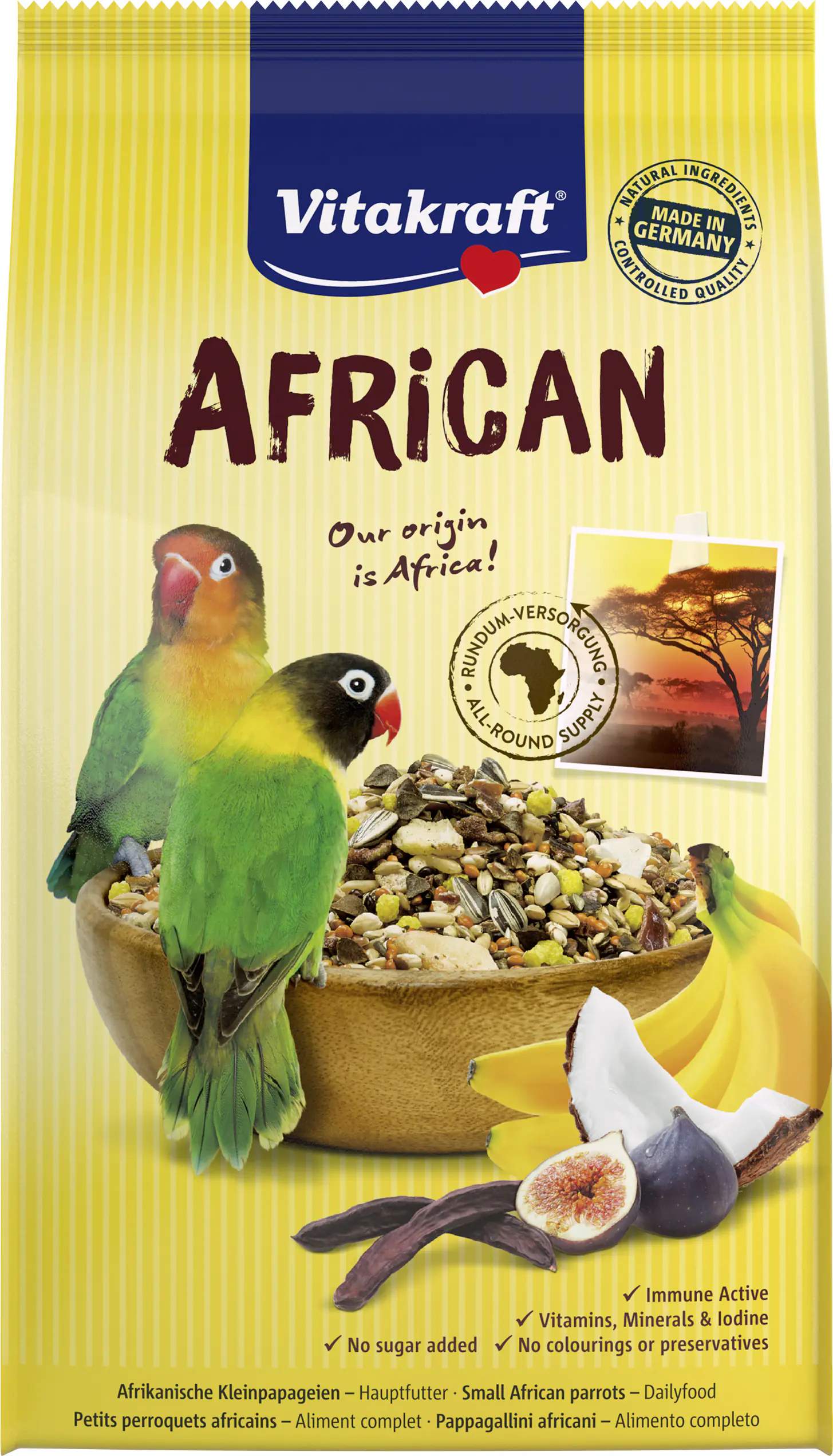 Vitakraft AFRICAN afrik. Kleinpapagei 750 g
