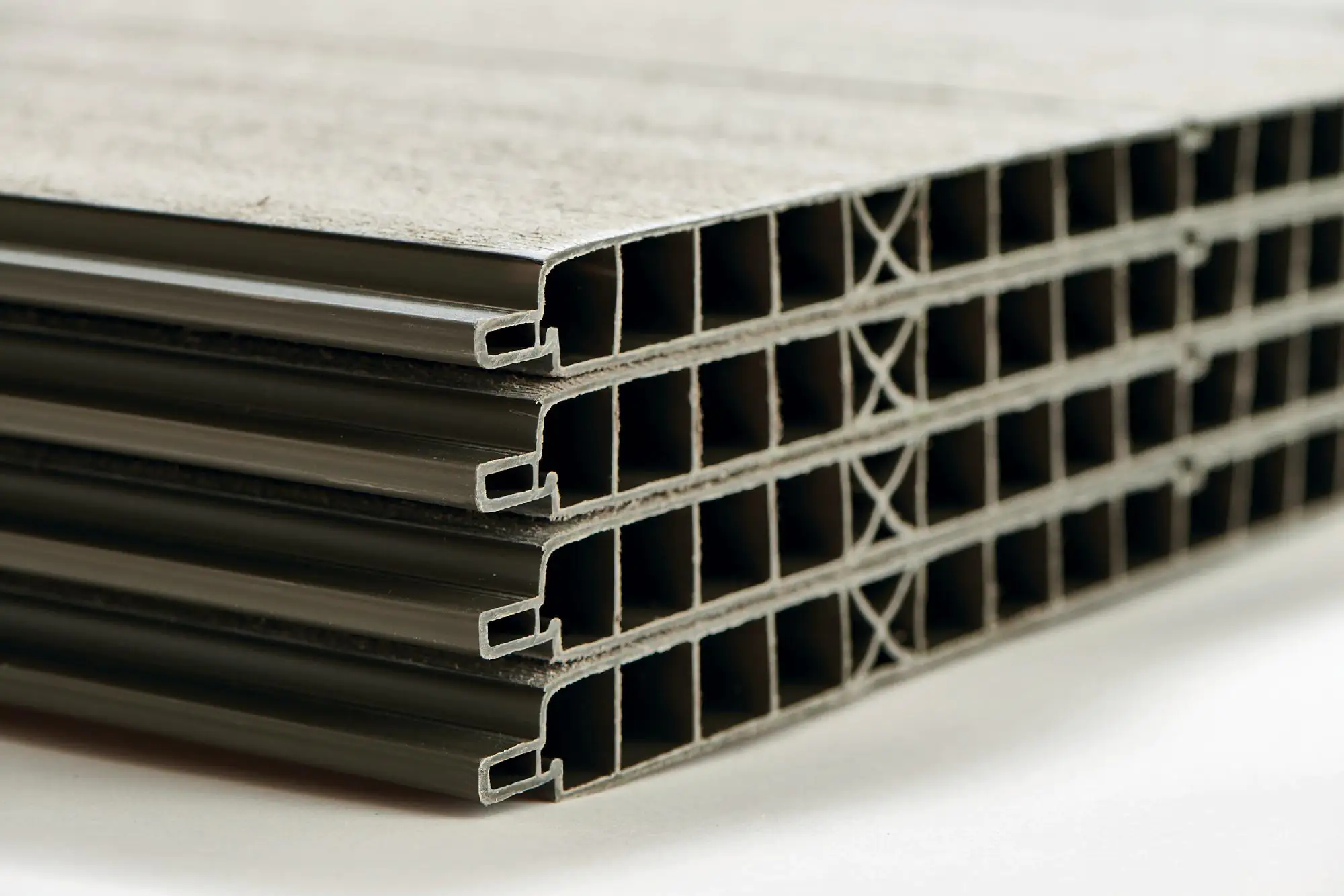 Keter Gerätehaus Oakland 754, Grau, 4,3m³, 229,6 x 124,8 x 253 cm, Duotech Struktur