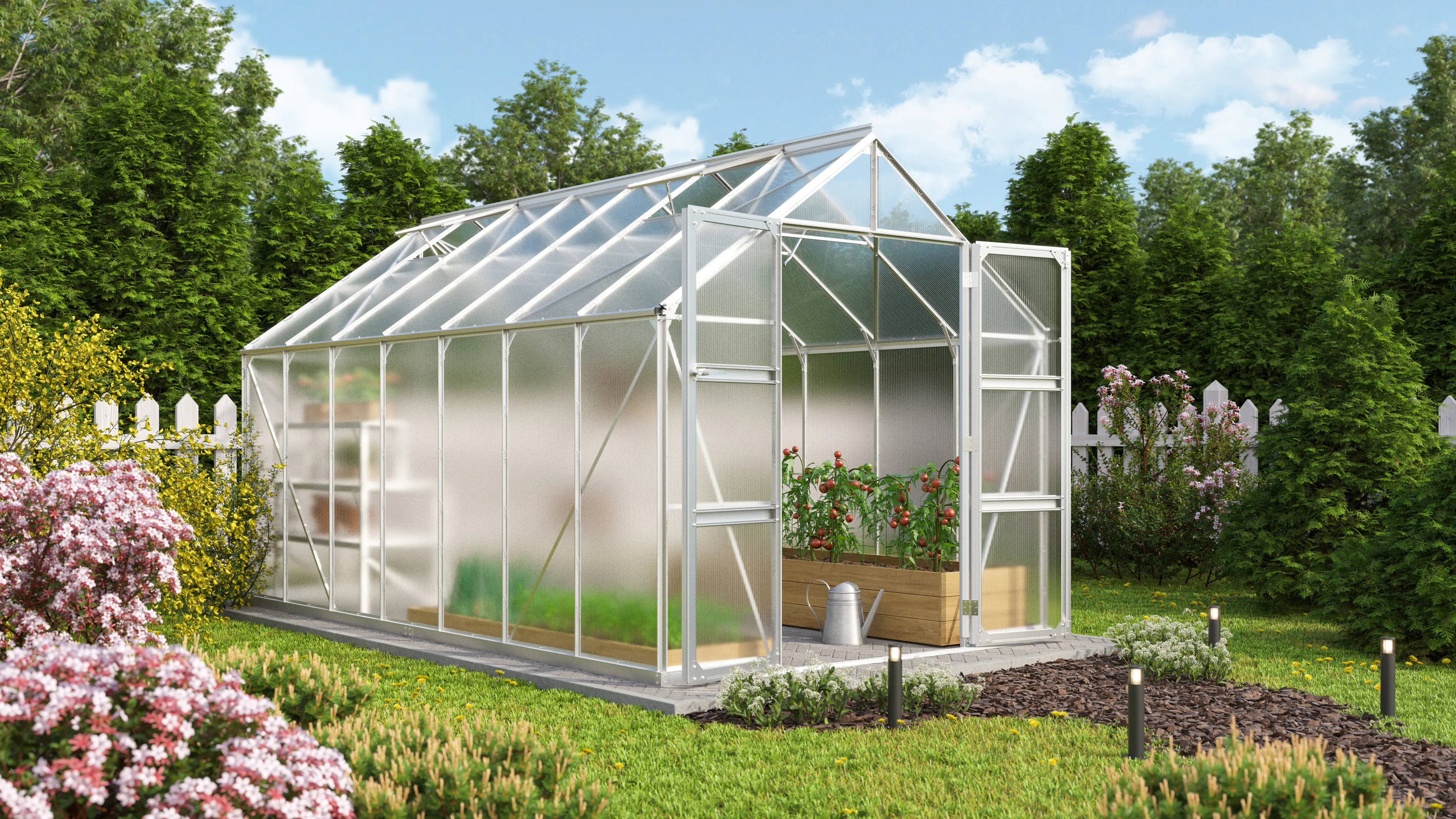 Vitavia Gewächshaus Domus 11500 257 x 448 cm 6 mm HPK