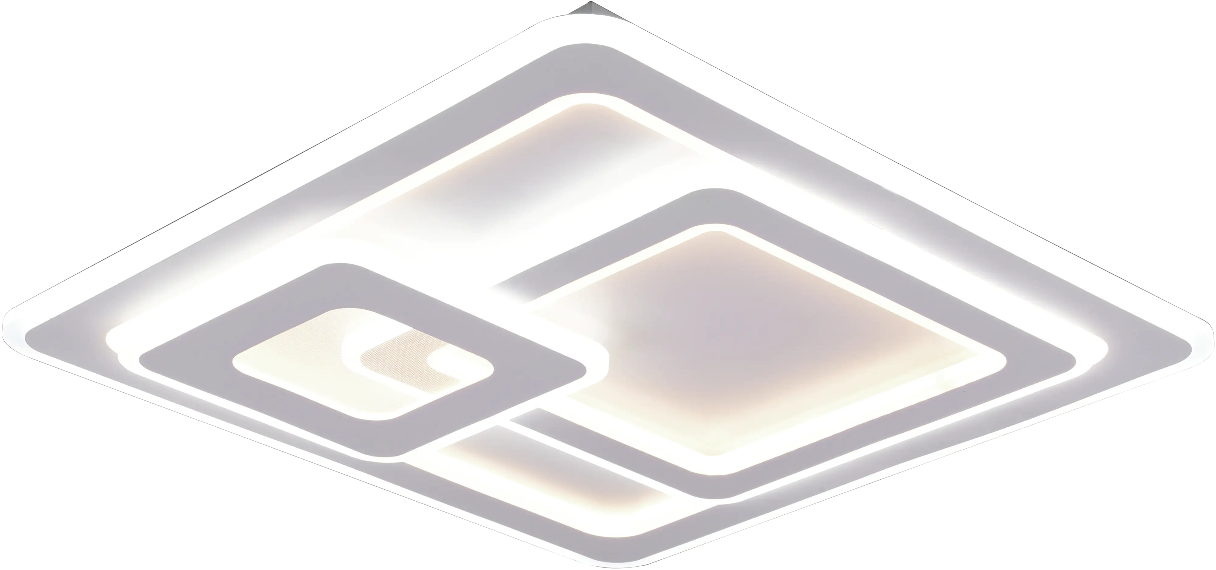 Trio Leuchten LED Deckenleuchte Mita weiß 51,5 cm dimmbar