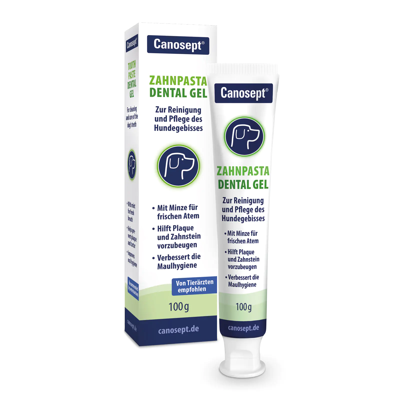 Canosept Zahnpasta Dental Gel für Hunde 100 g