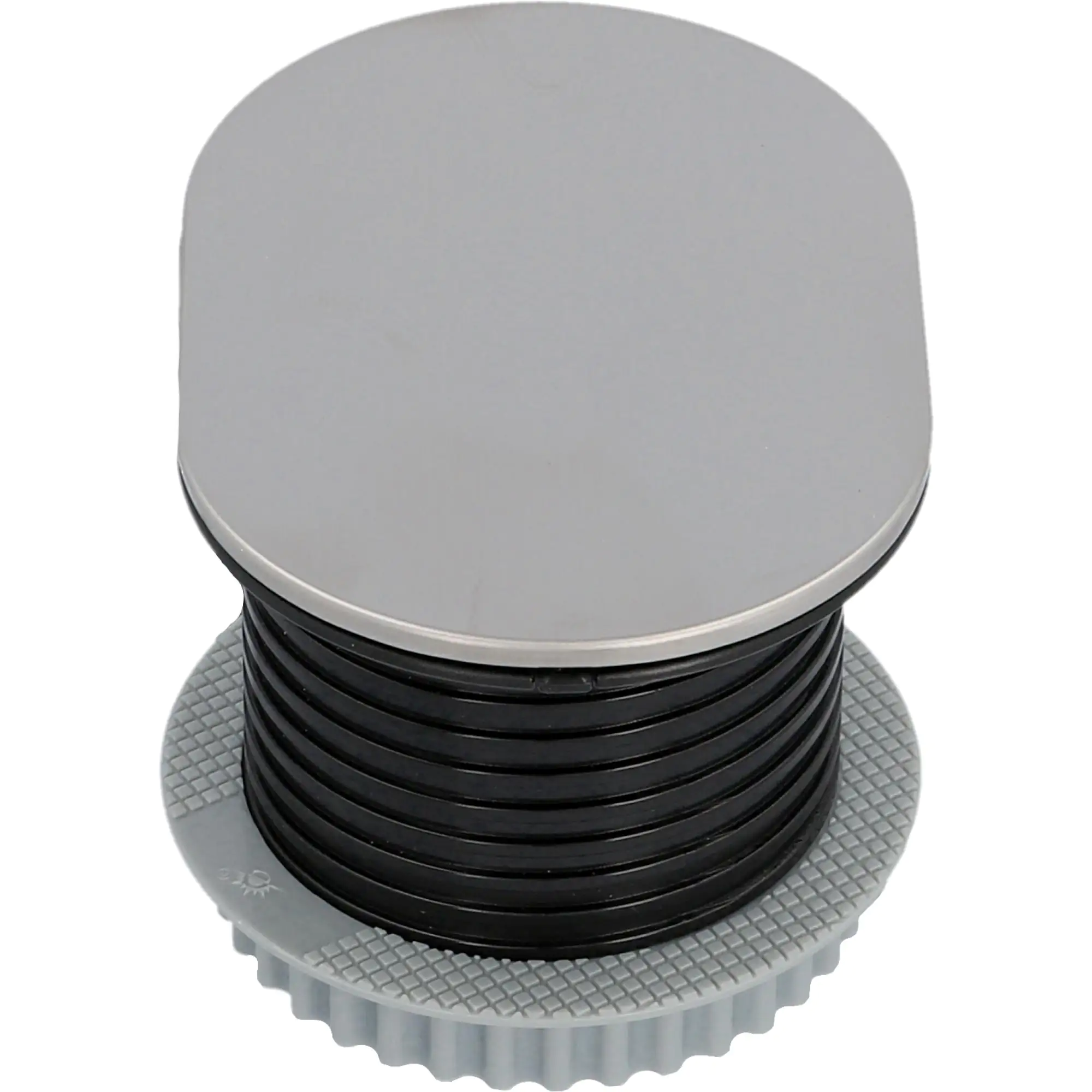 Unitec Einbausteckdosenleiste 1-Fach 1,5m mit USB, H05VV-F3 G1,5 mm, stahl