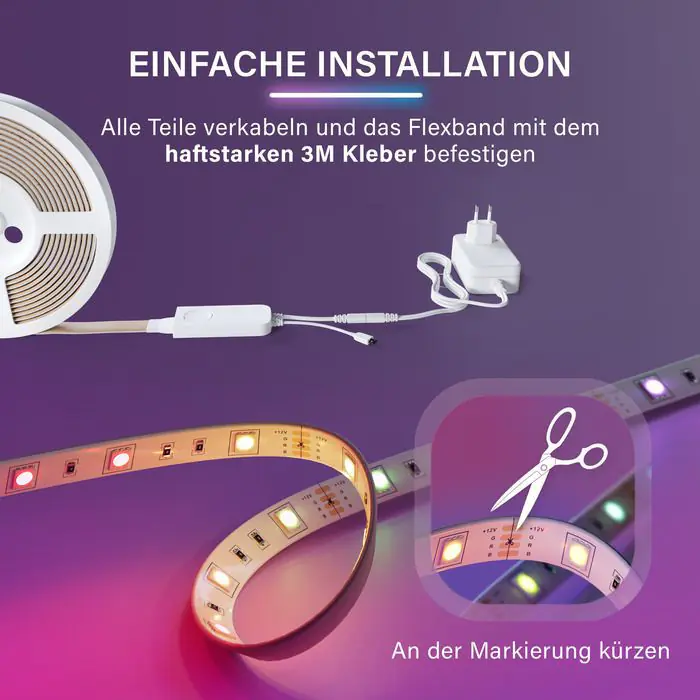 Näve LED Stripe RGB+CCT 3m Smart dimmbar, Smart Home