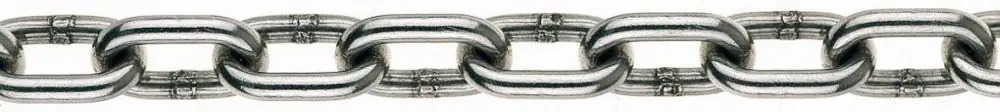 Conacord Rundstahl Kette 4 mm Edelstahl Form A 16 mm x 5 mm